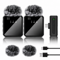 Dual Wireless Lavalier Microphone Kit